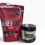 Combo whey integral médica + creatina 100 servicios