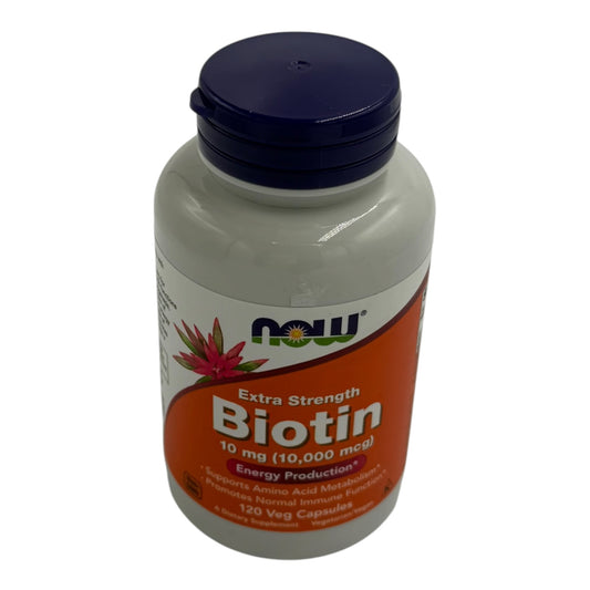 BIOTIN 10MG/120 SERV NOW