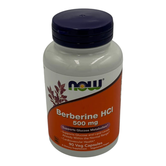 BERBERINE HCL 500MG/90CAPS NOW