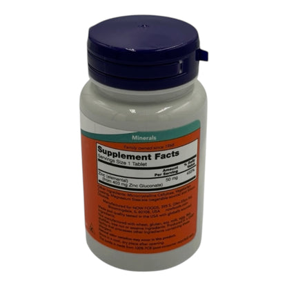 ZINC GLUCONATE 50MG NOW